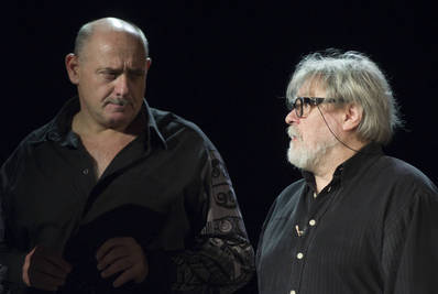 Orlai Tibor, Parti Nagy Lajos a próbán - © theater.hu - Ilovszky  Béla