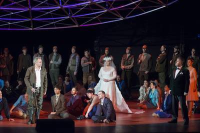 Kovácsházi István, Fodor Beatrix, Busa Tamás - jelenet - © theater.hu - Ilovszky  Béla