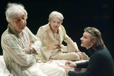 Garas Dezső, Törőcsik Mari, Alföldi Róbert- Játékszín Kései találkozás próbáján - © theater.hu - Ilovszky  Béla