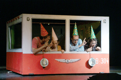 Végh Zsolt, Stefanovics Angéla, Hajduk Károly, Kálmánchelyi Zoltán - © theater.hu - Ilovszky  Béla
